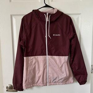 NWT Columbia Fleece Lined Windbreaker